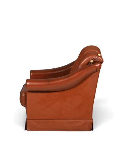 Stilvoller Original Chesterfield Sessel Englischer Armlehnsessel Englisch Herrensessel 1 von 2