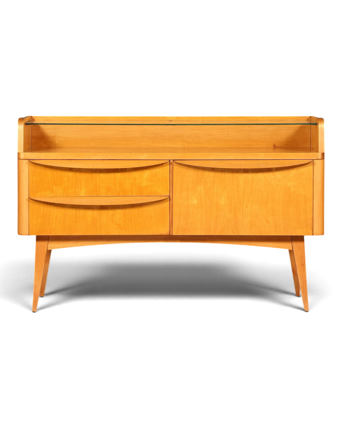 Original Hellerau Schrank Franz Ehrlich Mid Century Sideboard Lowboard DDR Design