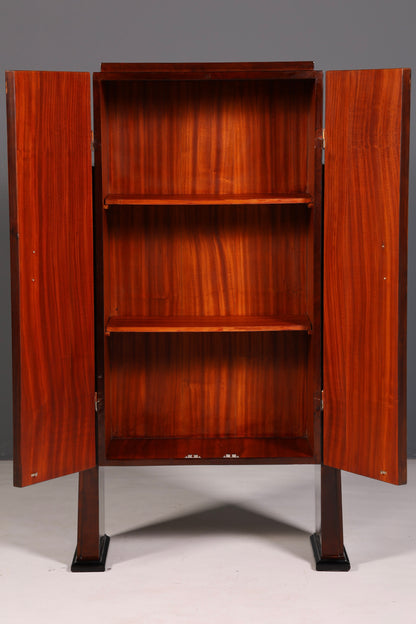 Traumhafter Art Deco Design Schrank Highboard Kommode Vertiko Sun Wäscheschrank Dielenschrank
