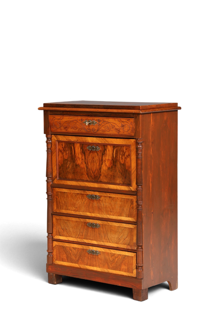 Edler Gründerzeit Sekretär Vertiko Highboard Jugendstil Kommode Schrank um 1880