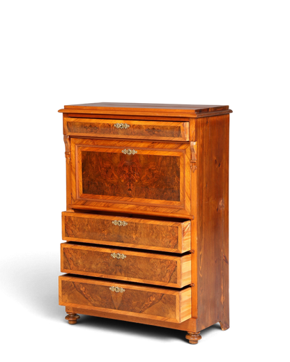 Stilvoller Gründerzeit Sekretär Vertiko Highboard Jugendstil Kommode Schrank um 1880