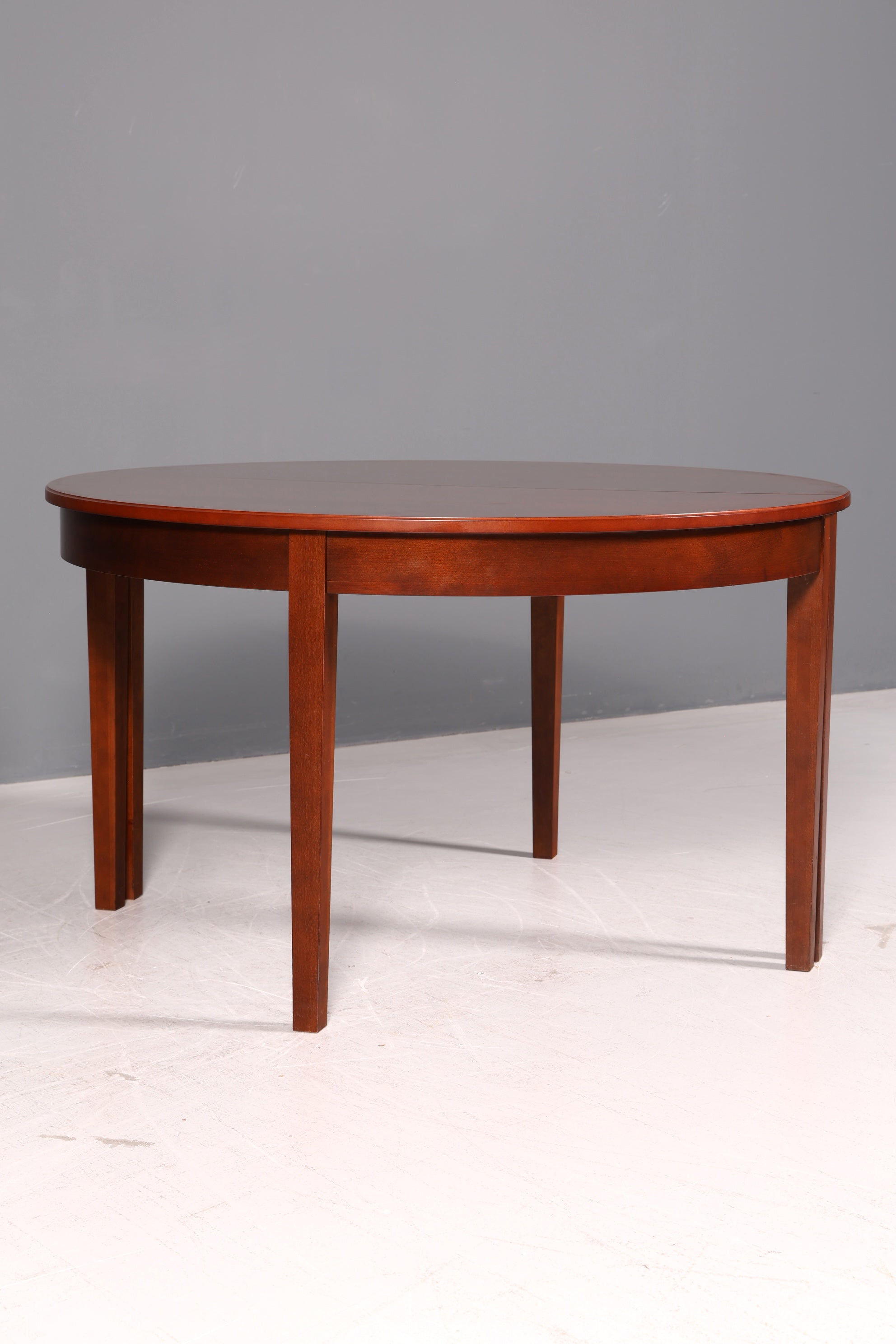 Dreamlike Mid Century Extendable Round Dining Table Vintage Kitchen Table Dining Room Table Round Table Wood