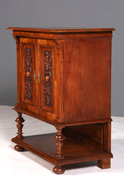 F899 Finish cm Traumhaftes Gründerzeit Vertiko Jugendstil Schrank Antik Highboard Kommode