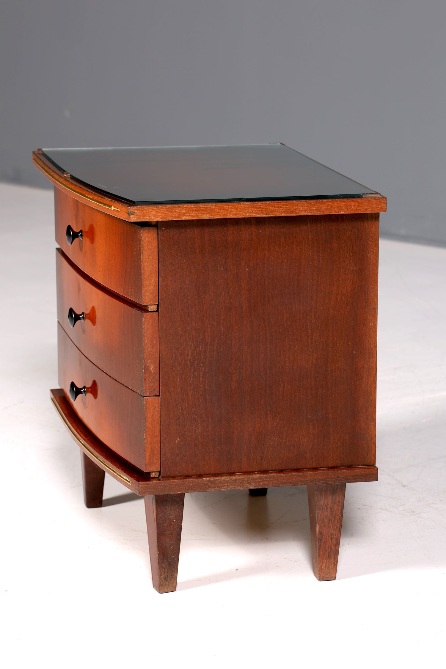 Wunderschöne Mid Century Kommode Vintage Nachttisch 60s Schubladenkommode 1 von 2