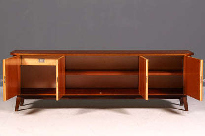 G135 Finish Schlichtes Mid Century Sideboard Vintage TV Kommode 60s Schrank Longboard Retro Lowboard