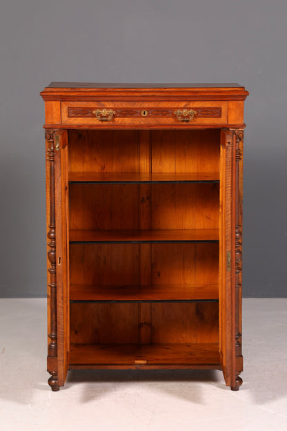 G076 Finish Traumhaftes Gründerzeit Vertiko Jugendstil Schrank Antik Highboard Kommode