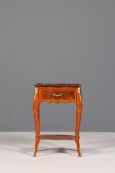 Wunderschöner Louis XV Beistelltisch Barock Stil Ablagetisch Marmor Kommode Telefontisch