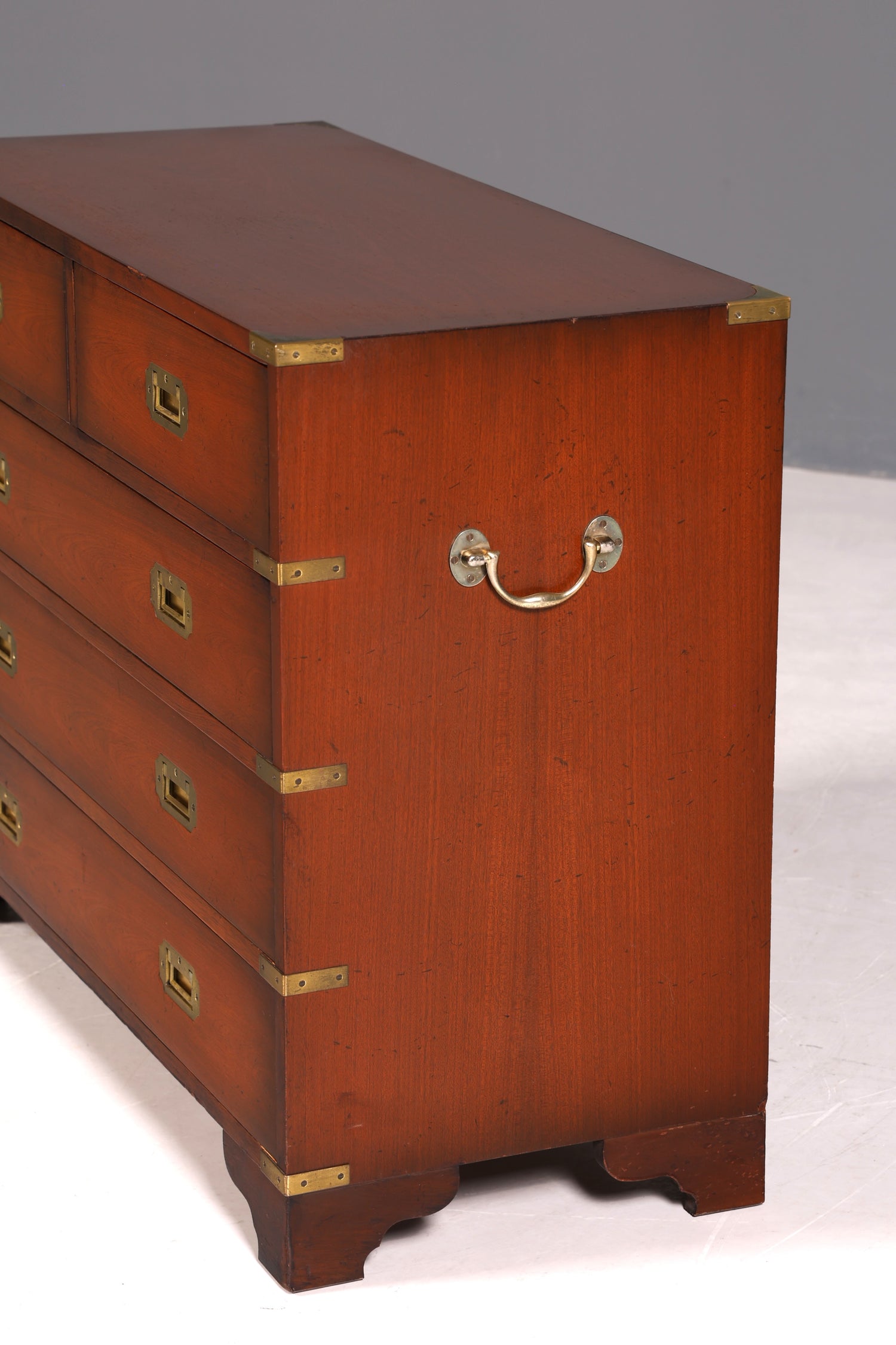 G098 Finish cm Wunderschöne Englische Kommode Holz TV Schrank Antik Sideboard