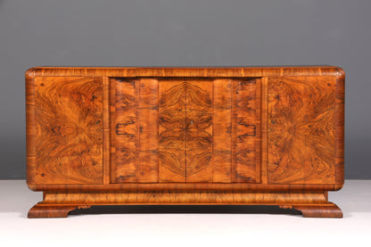 Wunderschönes Original Art Deco Sideboard Antik Schrank TV Kommode Buffet um 1930
