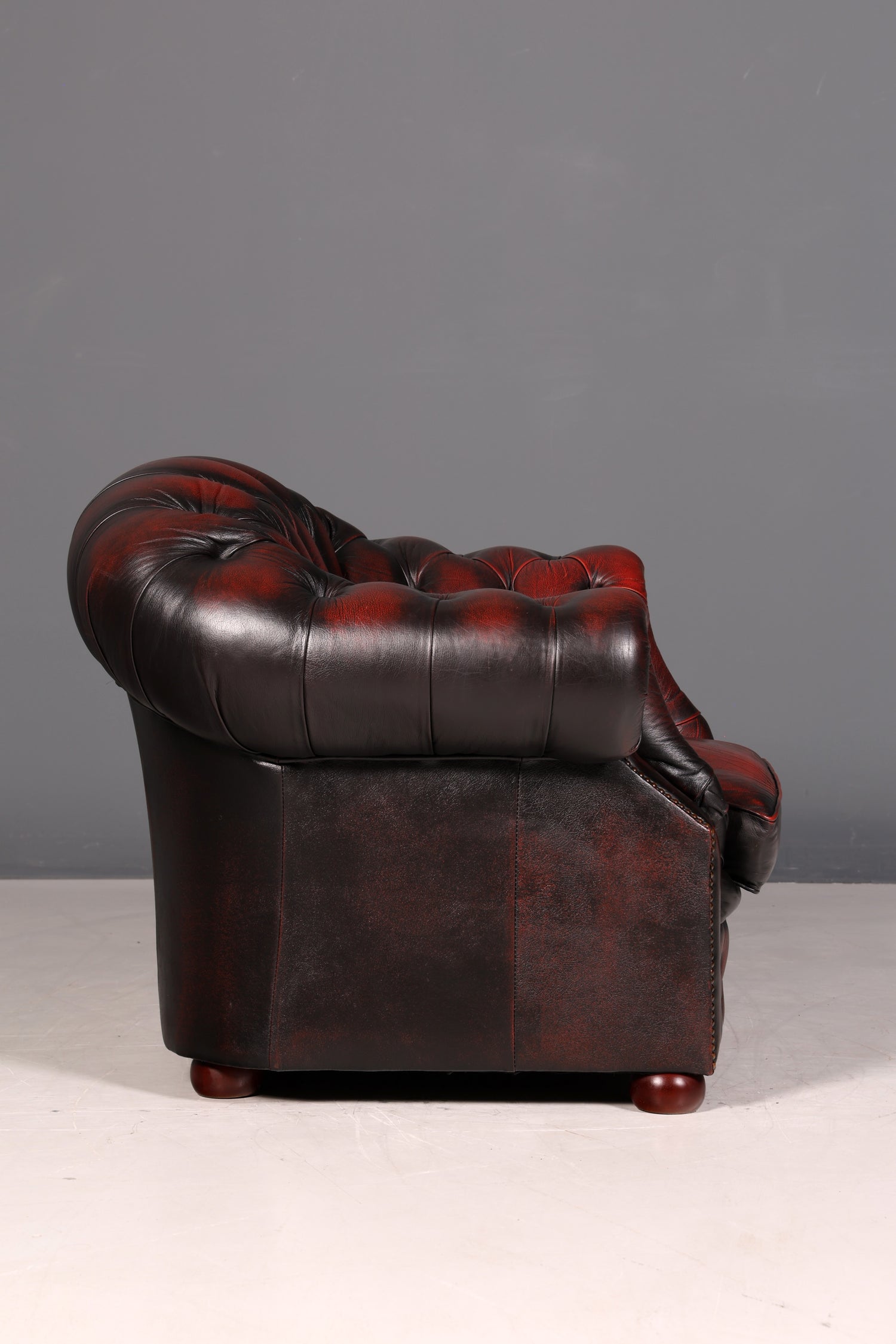 G550 Finish cm Wunderschöner Original Chesterfield Centurion Sessel Englischer Armlehnsessel Englisch Herrensessel (Kopie)