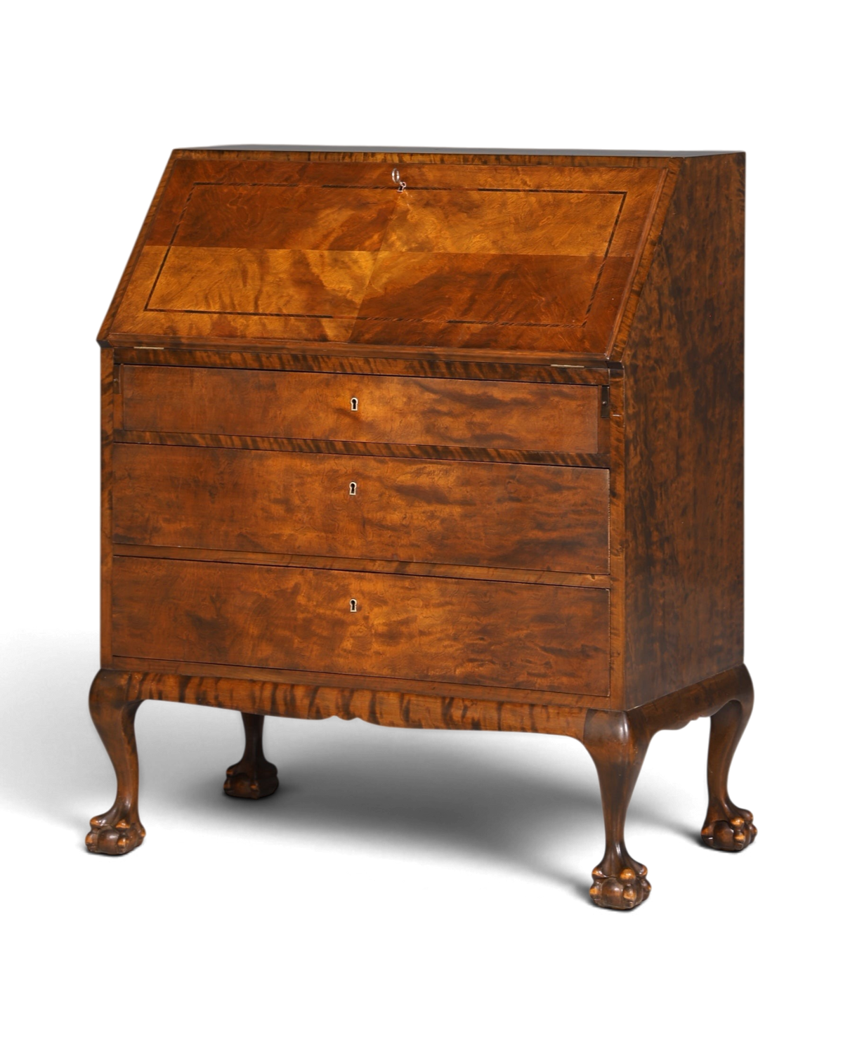 Wunderschöner Sekretär um 1930 Büro Kommode echt Holz Schreibtisch Bürokommode Office Secretary