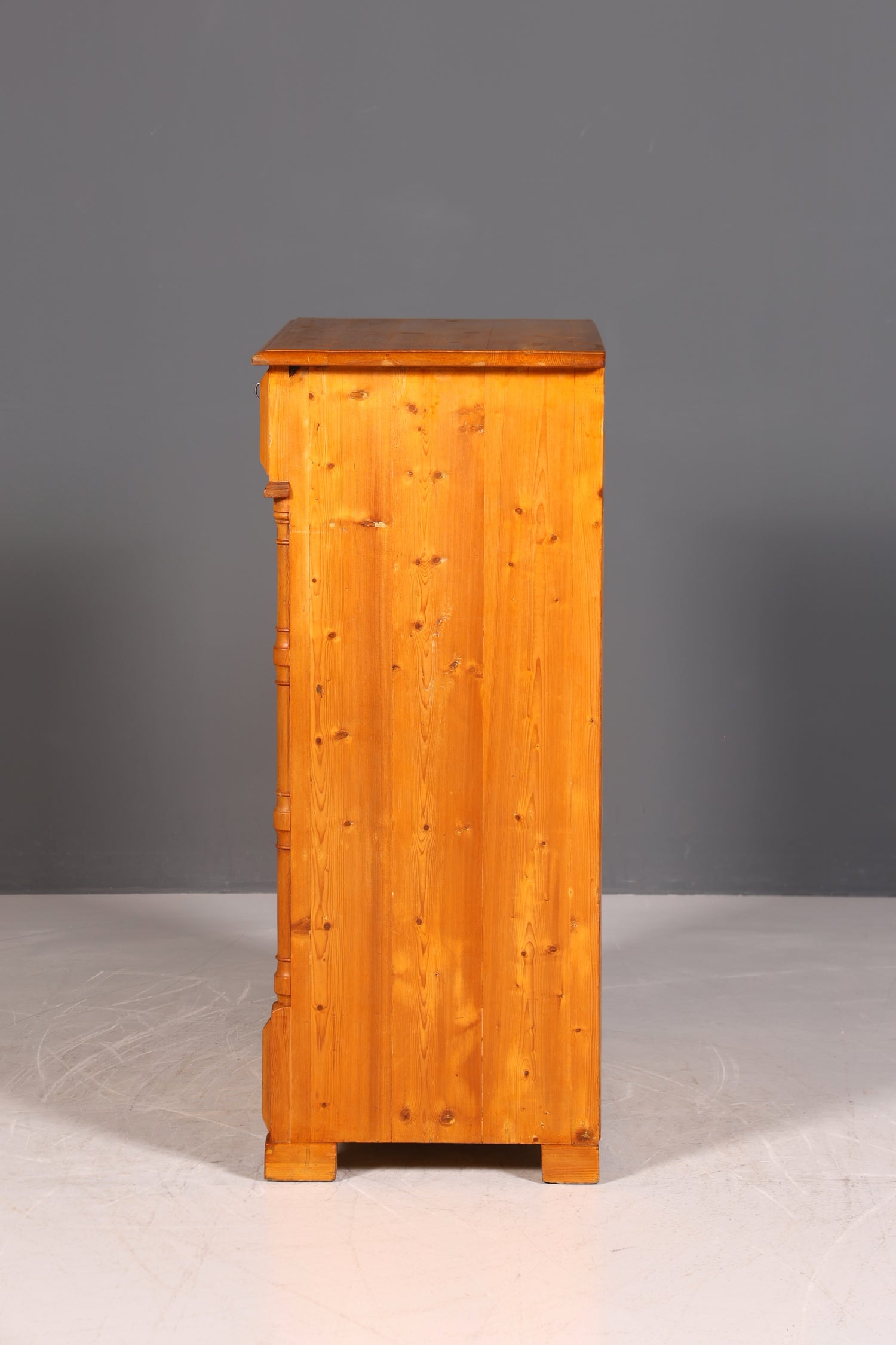 Wunderschöne Gründerzeit Kommode Louis Philippe Vertiko Weichholz Kommode um 1880 Landhaus Stil Kommode