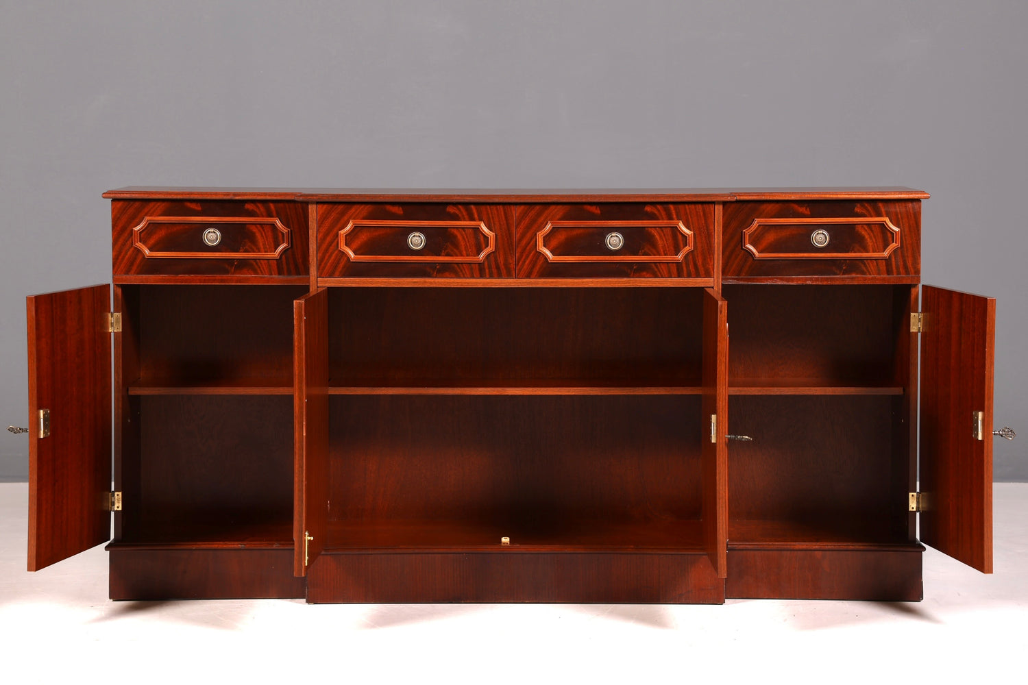 G326 Finish Wunderschönes Englisches Sideboard Mahagoni Schrank Antik 60s Buffetschrank Kommode (Kopie)