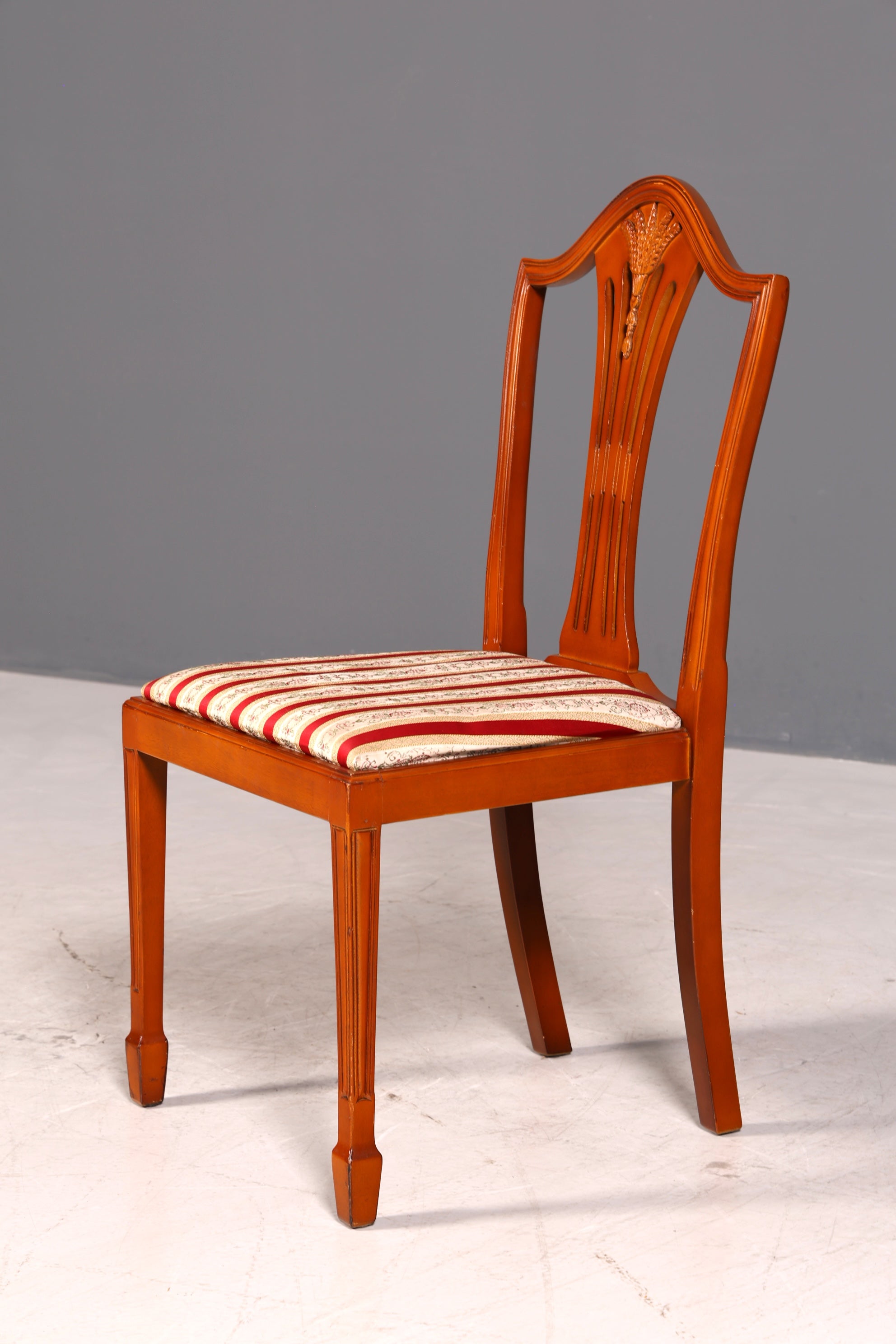 Edler Englischer Stuhl im Hepplewithe Stil Englisch Stuhl Dining Chair Küchenstuhl Sekretär Stuhl
