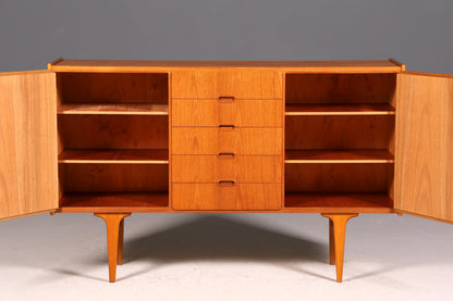 Traumhaftes Mid Century Sideboard Vintage Teak Holz TV Kommode Danish Design 60s Schrank