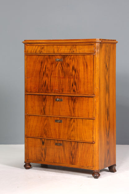 Wunderschöner Louis Philippe Sekretär Vertiko Gründerzeit Kommode Schubladenkommode