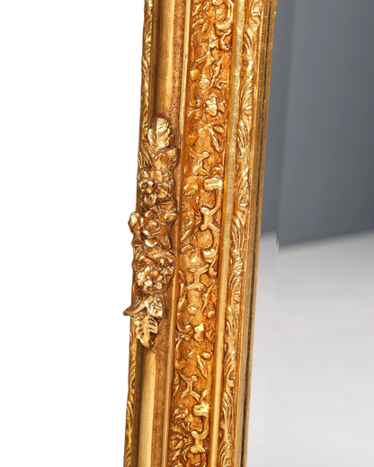 Wunderschöner Prunk Barock Stil Wandspiegel Ornamenten Spiegel Flurspiegel Gold Spiegel