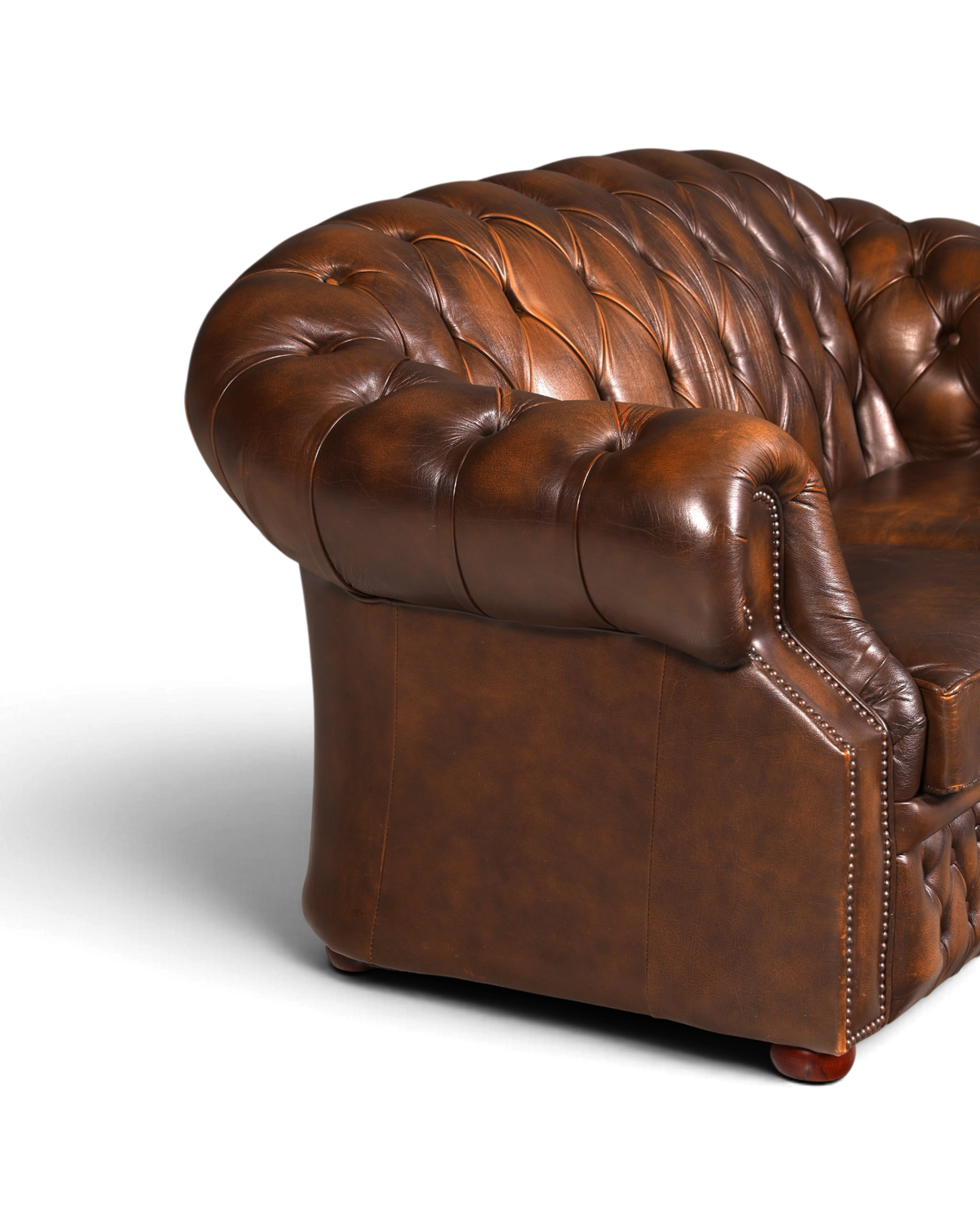 Wunderschöne Original Chesterfield Centurion 2-Sitzer Couch Englisches echt Leder Sofa UK