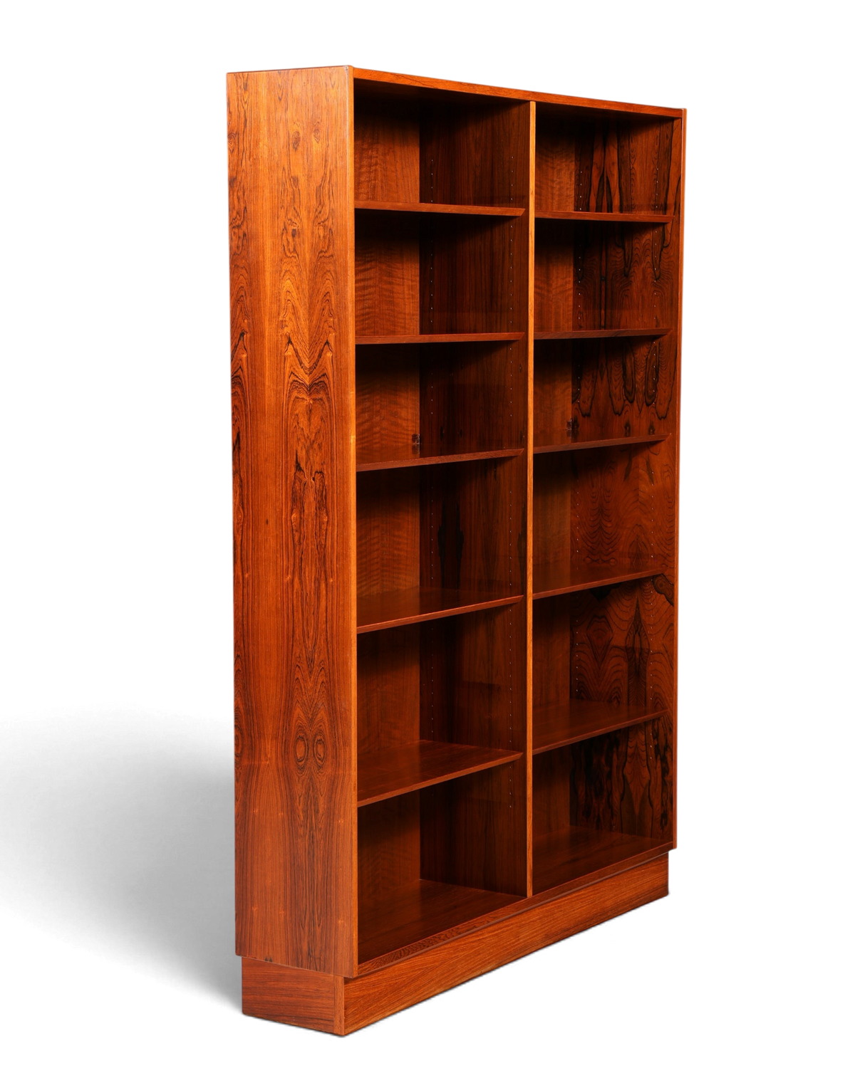 Hauptstadt Möblerei XXL Hundevad Mid Century Regal aus Palisander mit höhenverstellbaren Einlegeböden im dänischen Design