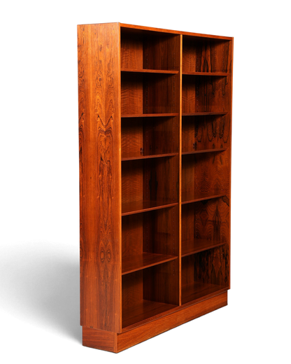 Hauptstadt Möblerei XXL Hundevad Mid Century Regal aus Palisander mit höhenverstellbaren Einlegeböden im dänischen Design