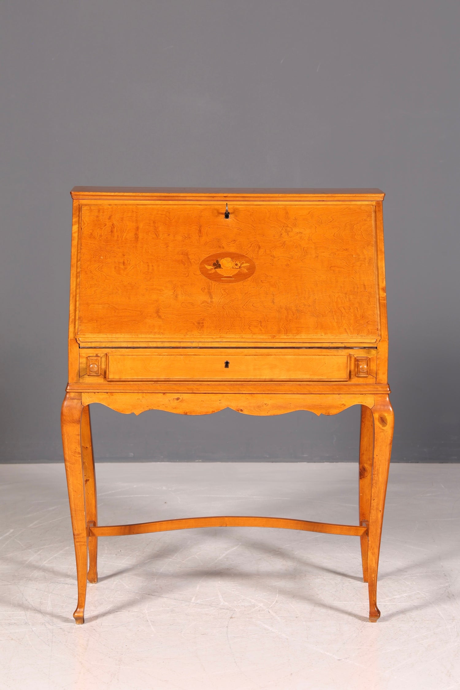 G082 Finish Wunderschöner Sekretär im Art Deco Stil Antik um 1930 Büro Kommode Schreibkommode