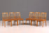 G228 Finish 6x Schlichte Mid Century Stühle Retro Stuhlset Danish Design Küchenstühle Esszimmer Stühle (Kopie)