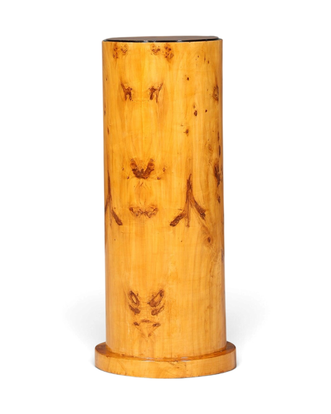 Wunderschöne Art Deco Design Säule Birke Beistelltisch Ablagetisch