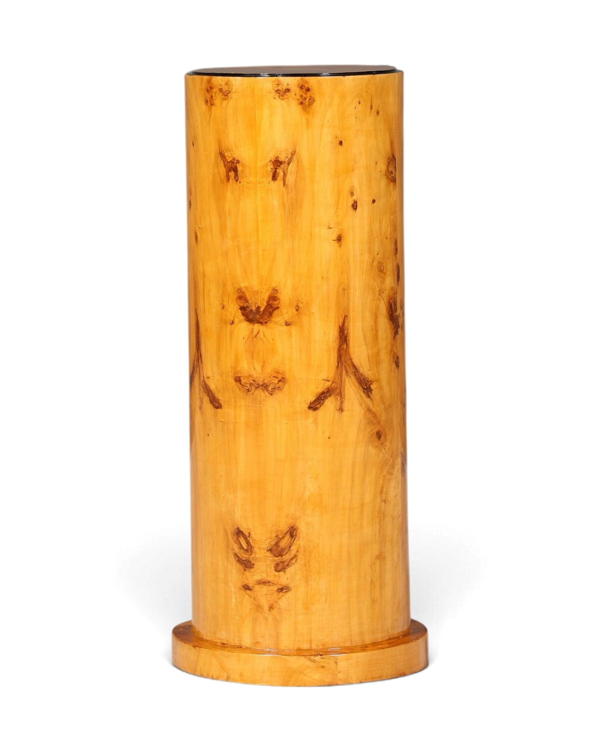 Wunderschöne Art Deco Design Säule Birke Beistelltisch Ablagetisch