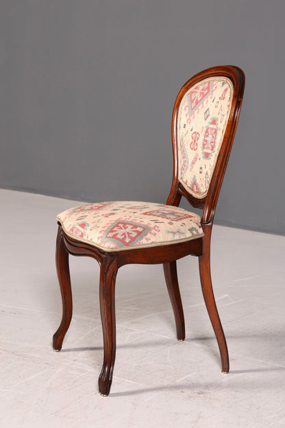 Traumhafter Louis Philippe Stuhl Antik Sekretär Stuhl Biedermeier Echt Holz Esszimmerstuhl Polsterstuhl Vintage