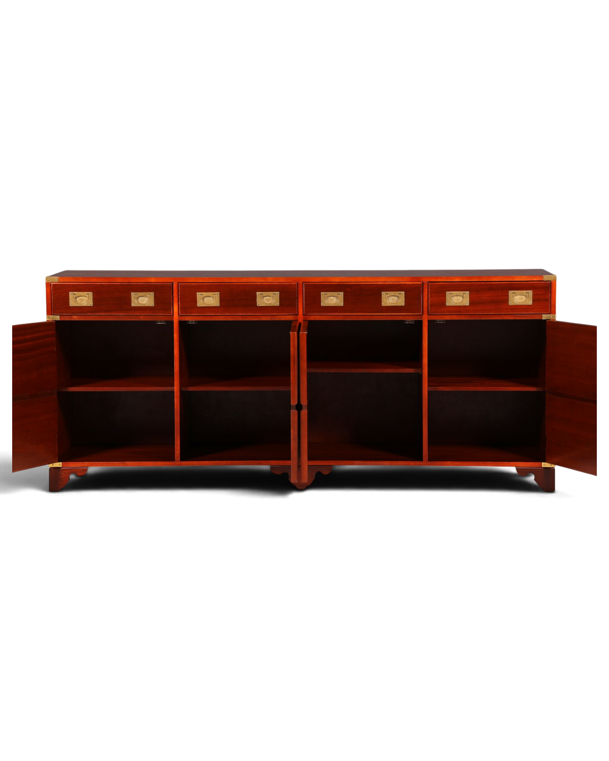 Traumhaftes XXL Maritim Sideboard Englische Schiffs Kommode Englisch Antik Schrank Military Chest