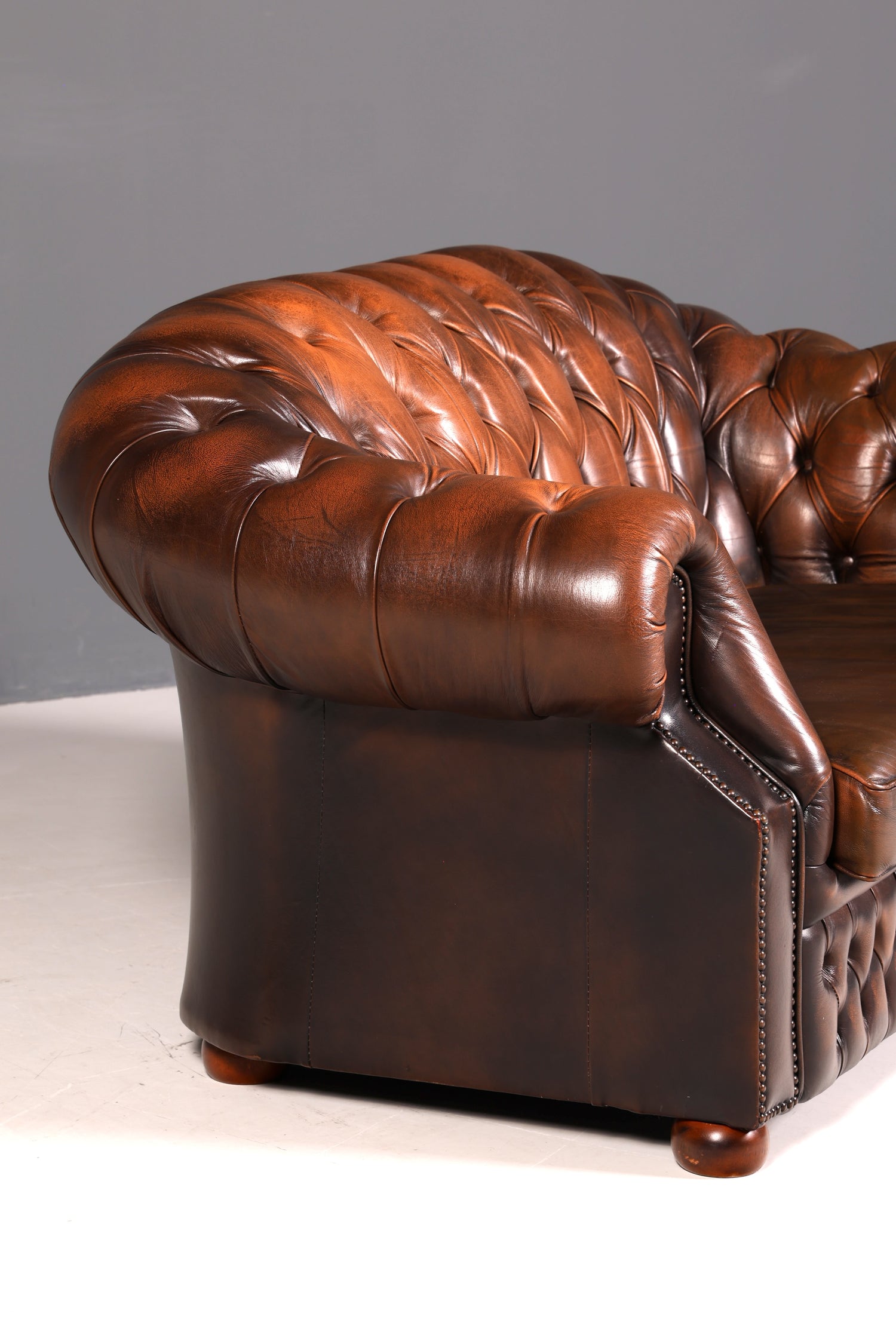 G153 Finish cm Wunderschöne Original Chesterfield Centurion 2-Sitzer Couch Englisches echt Leder Sofa UK (Kopie 2)