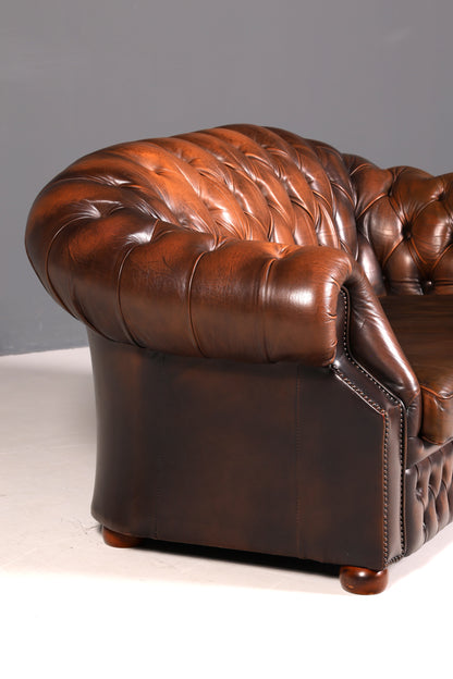 G153 Finish cm Wunderschöne Original Chesterfield Centurion 2-Sitzer Couch Englisches echt Leder Sofa UK (Kopie 2)