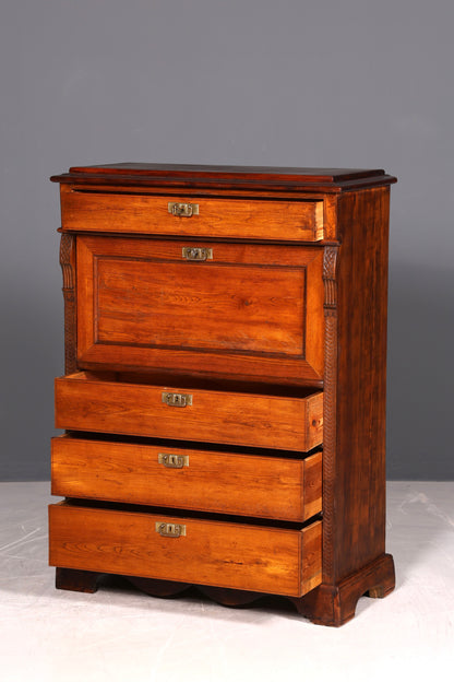 !Wunderschöner Gründerzeit Sekretär Vertiko Highboard Louis Philippe Kommode um 1880