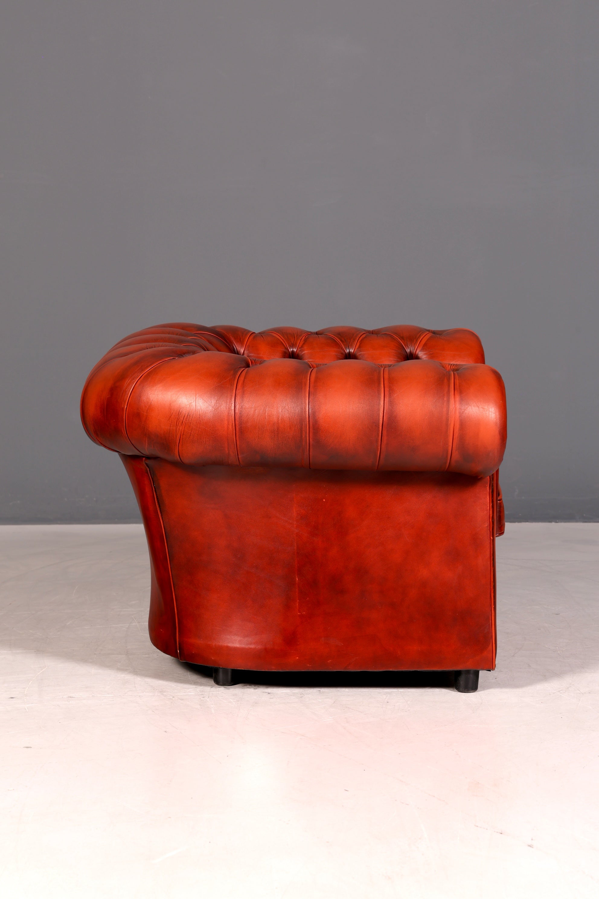 Stilvoller Original Chesterfield Sessel Englischer Armlehnsessel Englisch Herrensessel 1 von 2