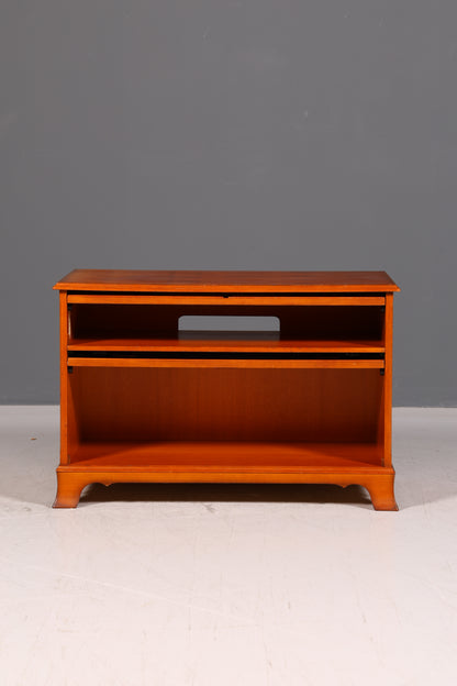 Edle Original Heldense Kommode Eibe Englisch 60s Hifi Schrank TV Schrank Klappschrank Vintage