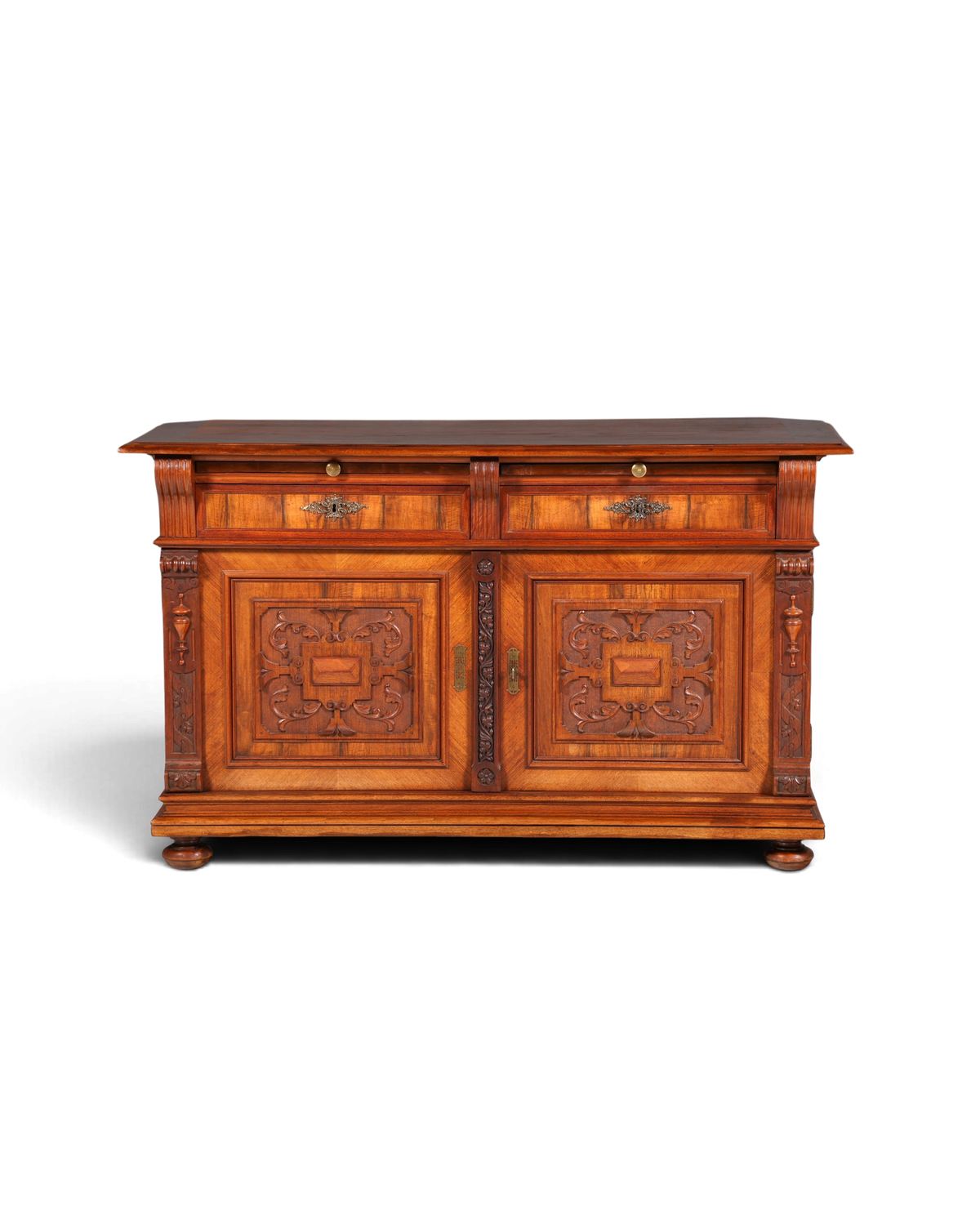 Wunderschöner Gründerzeit Sideboard Antik Nussbaum Schrank Kommode um 1890