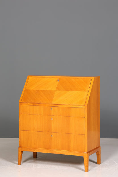 Schlichter Sekretär im Biedermeier Stil um 1930 echt Holz Schreibmöbel Kommode