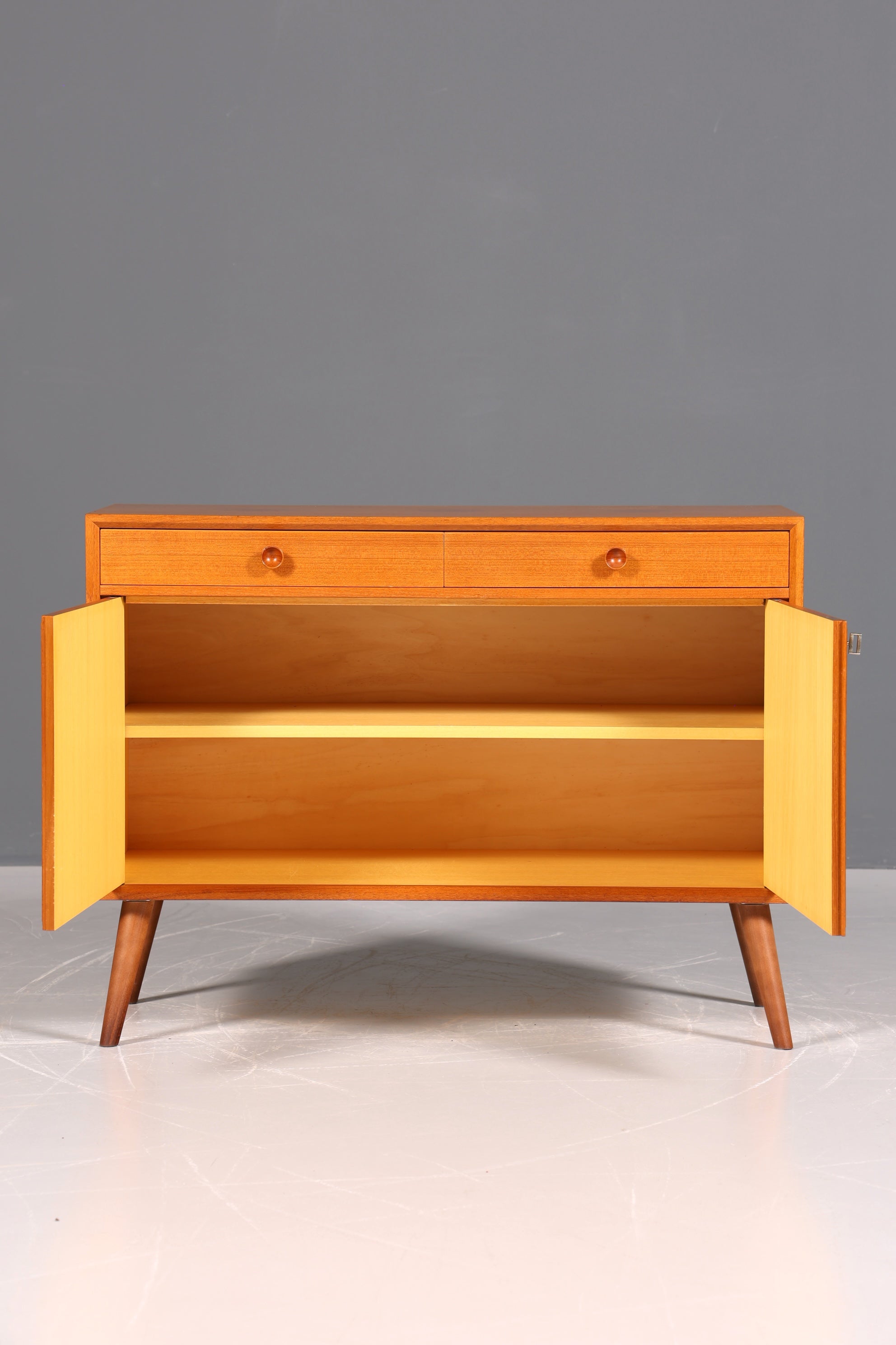 Traumhafte Mid Century Kommode Vintage Schrank Retro Flur Kommode 60s Regal Sideboard