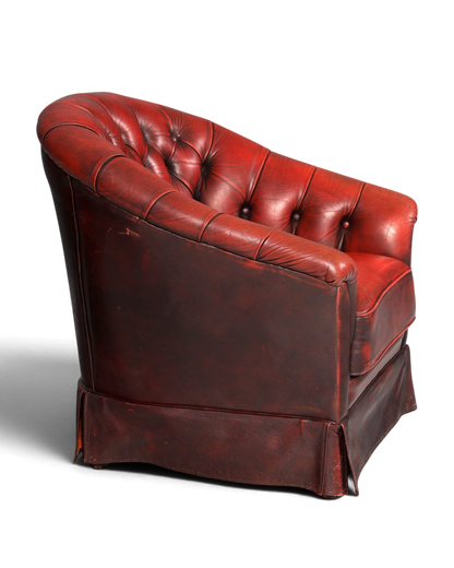 F845 Finish Stilvoller Original Chesterfield Sessel Englischer Armlehnsessel Englisch Herrensessel