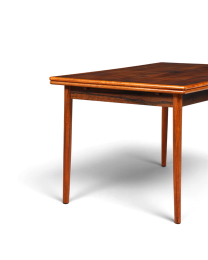 Hauptstadt Möblerei Mid Century Esstisch aus Echtholz mit ausziehbarer Platte im klassischen dänischen Design