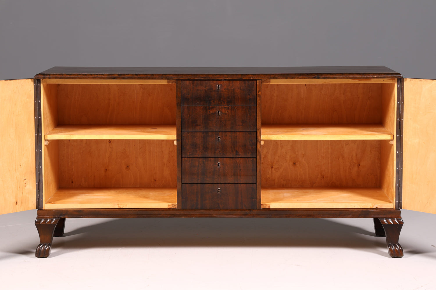 Wunderschönes Original Art Deco Sideboard Antik Schrank TV Kommode um 1930