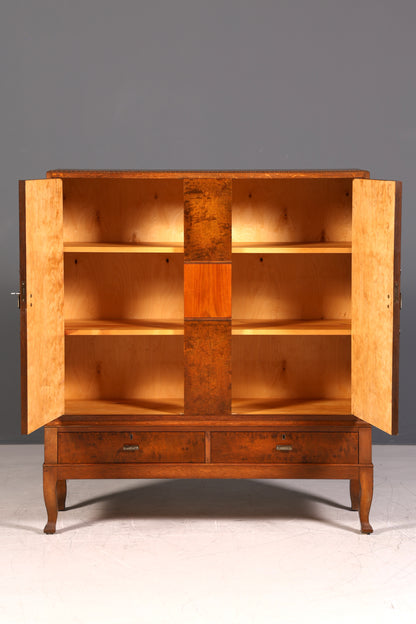 G149 Finish cm Stilvoller Original Art Deco Schrank Vertiko Sideboard um 1930 Highboard Kommode