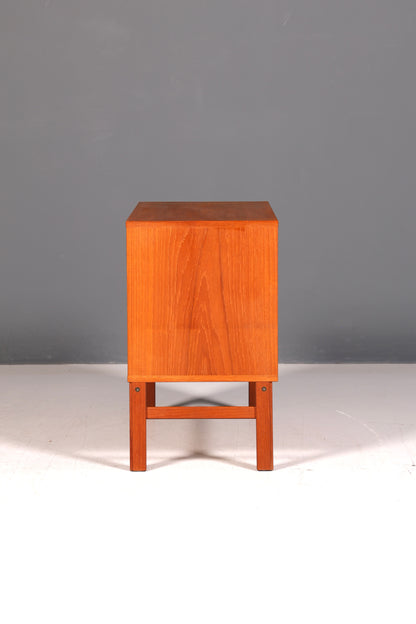 Edle Mid Century Kommode Vintage Schrank Retro Flurkommode 60s Sideboard Regal Designklassiker Holz
