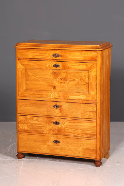 Edler Gründerzeit Sekretär Vertiko Highboard Louis Philippe Kommode um 1880 (Kopie)