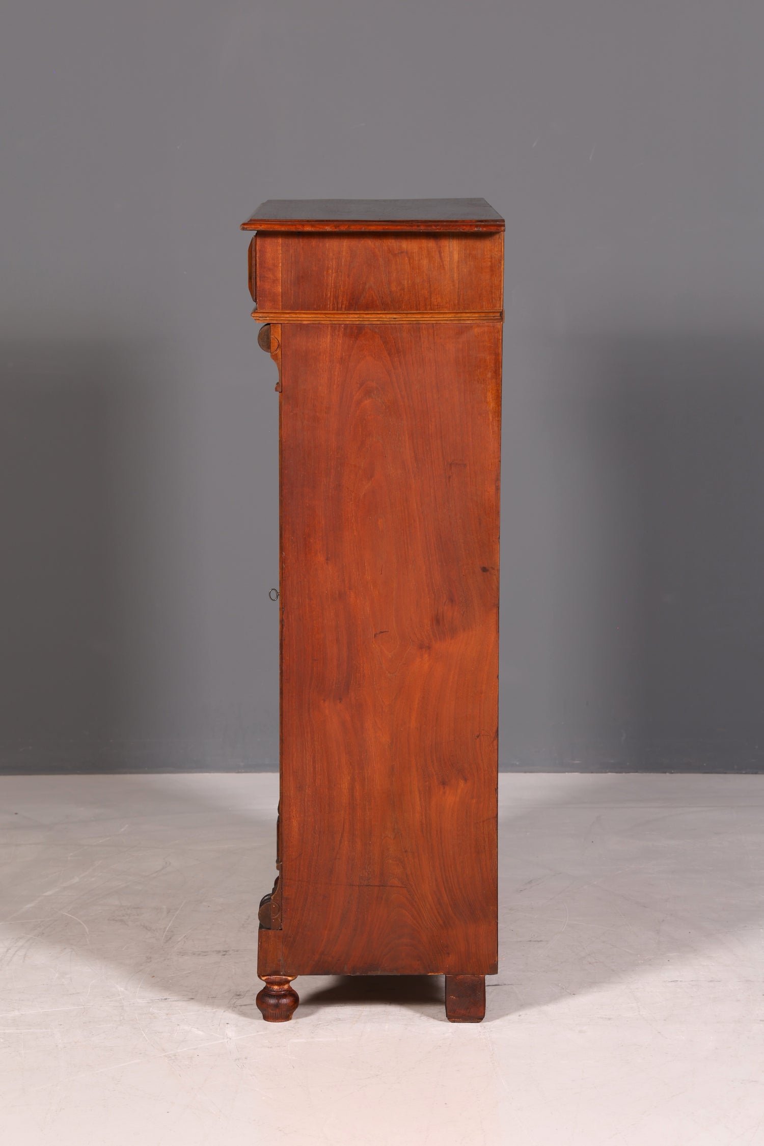 G124 Finish Traumhaftes Gründerzeit Vertiko Jugendstil Schrank Antik Highboard Kommode