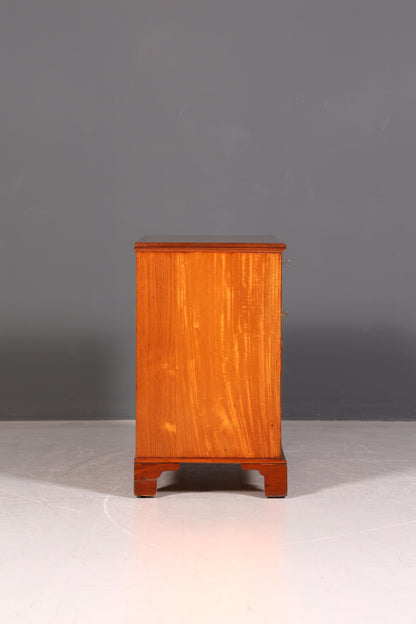 Edle Englische Kommode Antik Massiv Echt Holz Sideboard Vintage Schubladen
