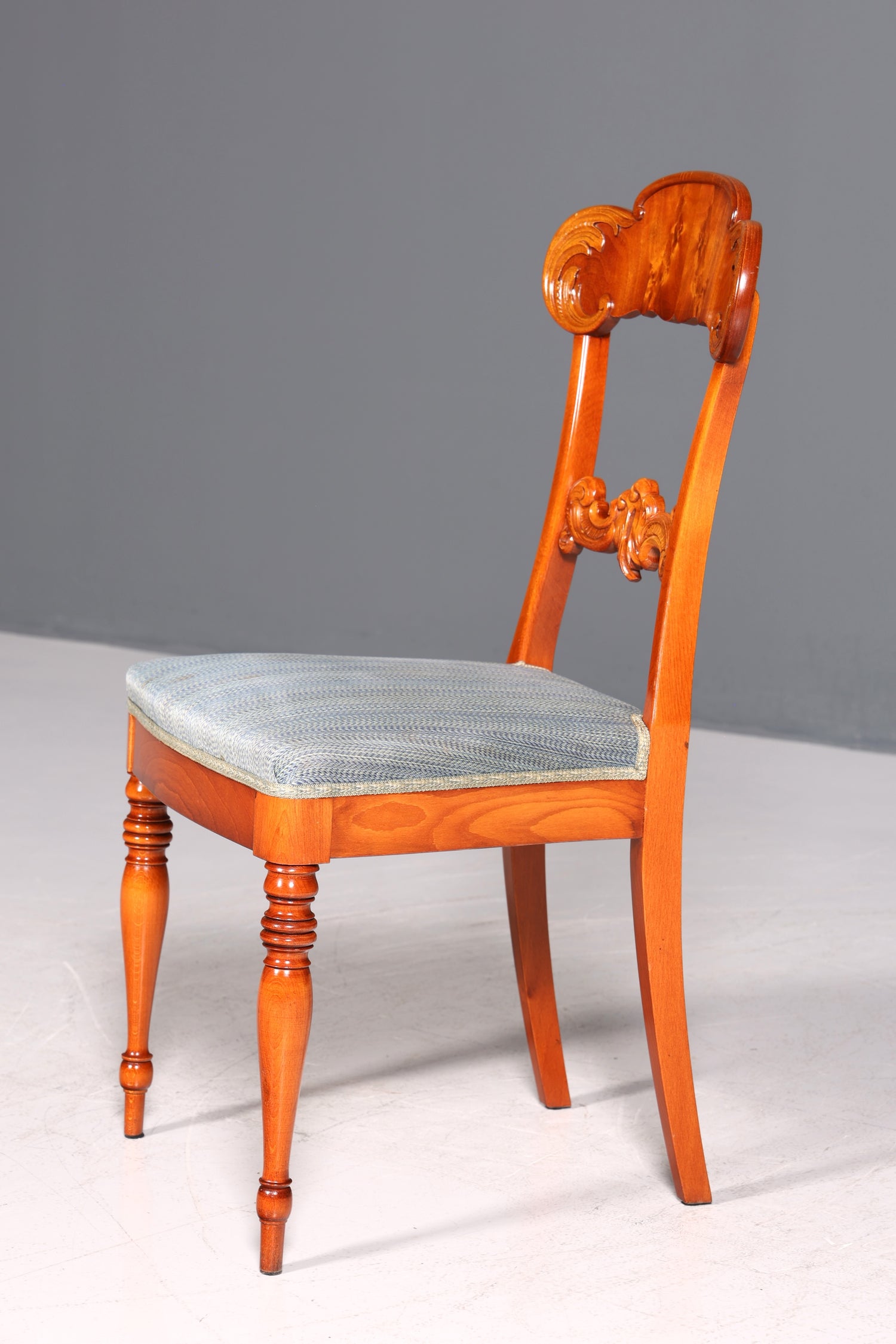 Dreamy Biedermeier-style chair, real wood secretary chair, antique style dining room chair, 2 of 2