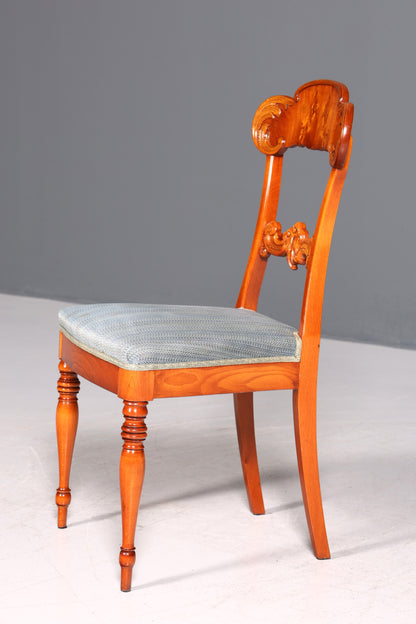 Dreamy Biedermeier-style chair, real wood secretary chair, antique style dining room chair, 2 of 2