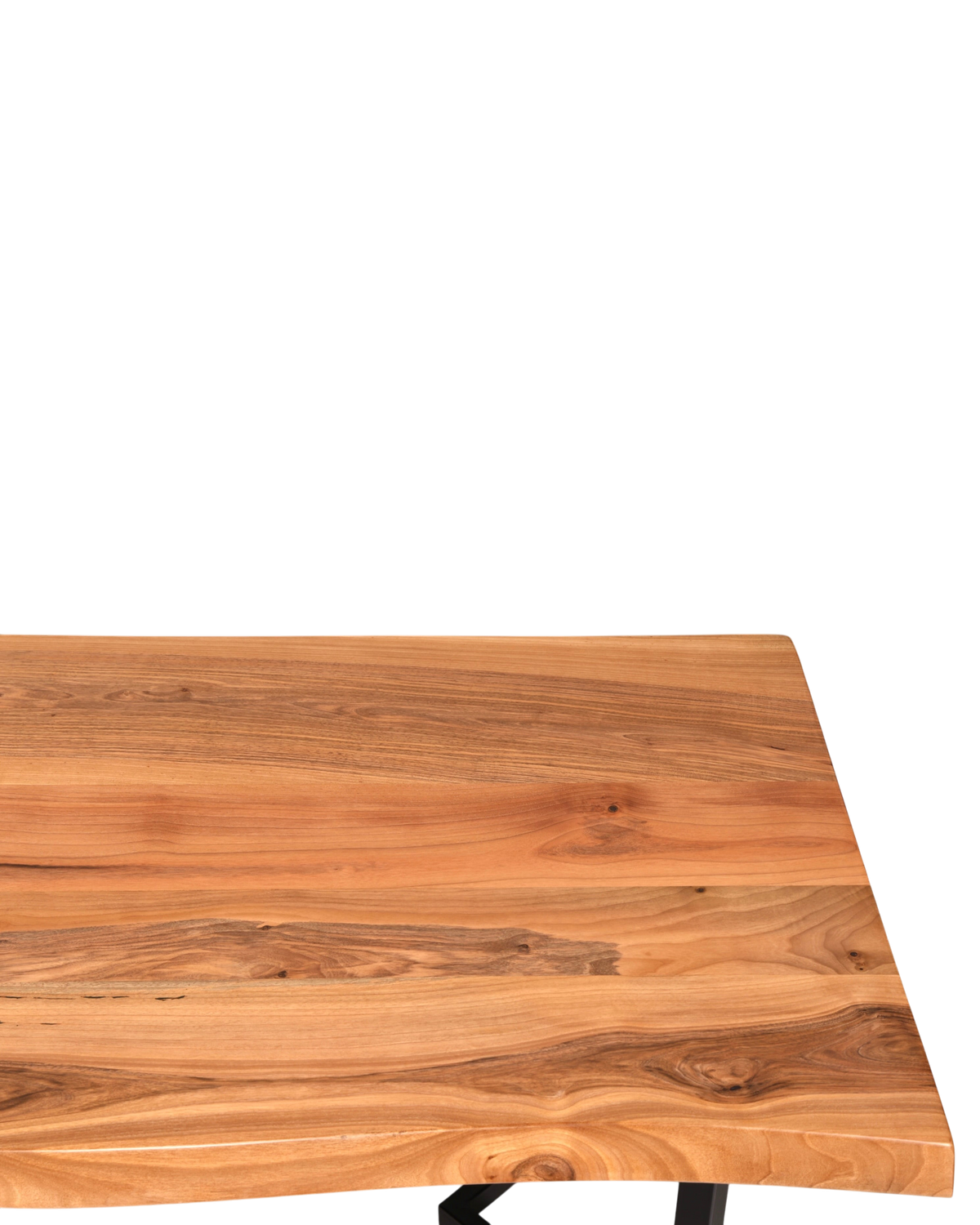 Traumhafter Nussbaum Tisch 220cm-95cm Esszimmer Tisch Baumkanten Platte massiv Holz Küchentisch