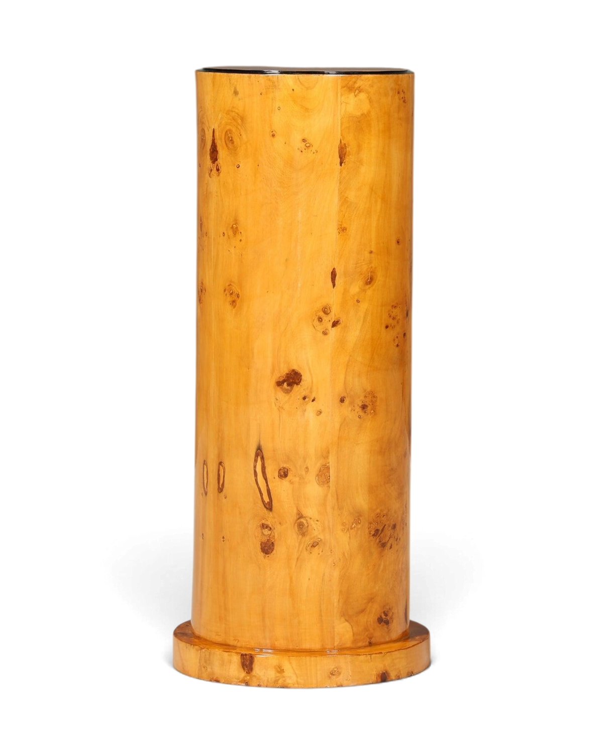 Wunderschöne Art Deco Design Säule Birke Beistelltisch Ablagetisch